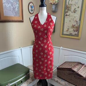 Y2K/2000s Ralph Lauren Floral Halter Midi